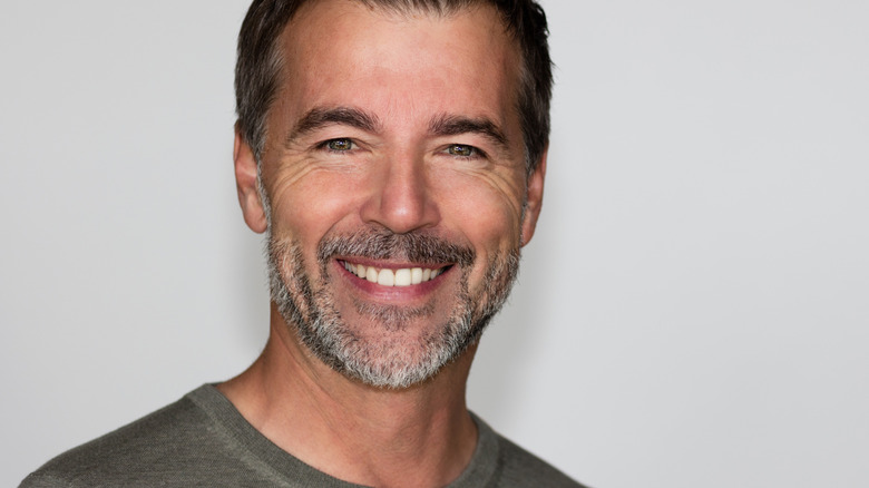 man with green eyes