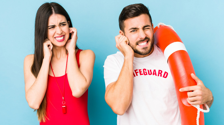 Lifeguards with ear pain