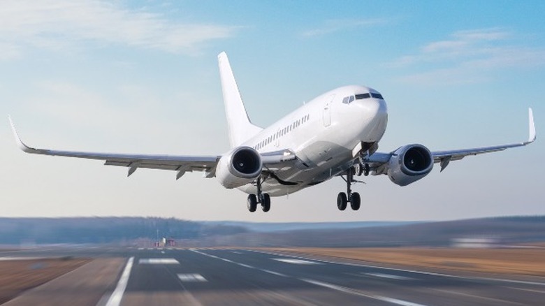 plane taking off