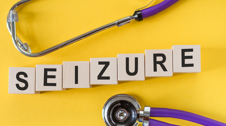 seizure word with stethoscope