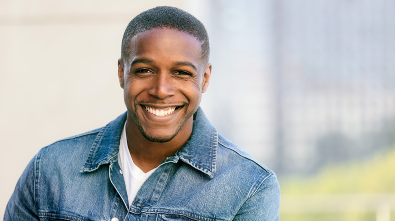 African-American man smiling