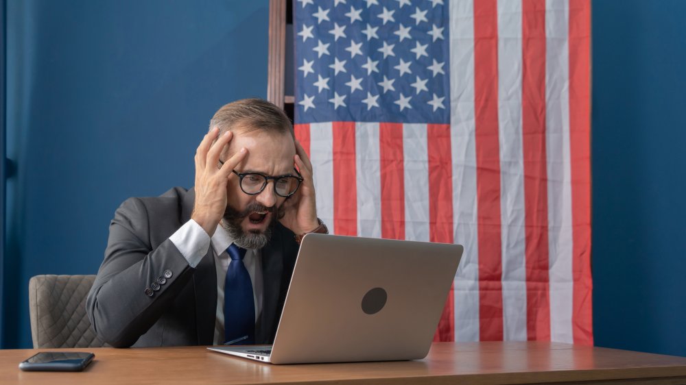 stressed man