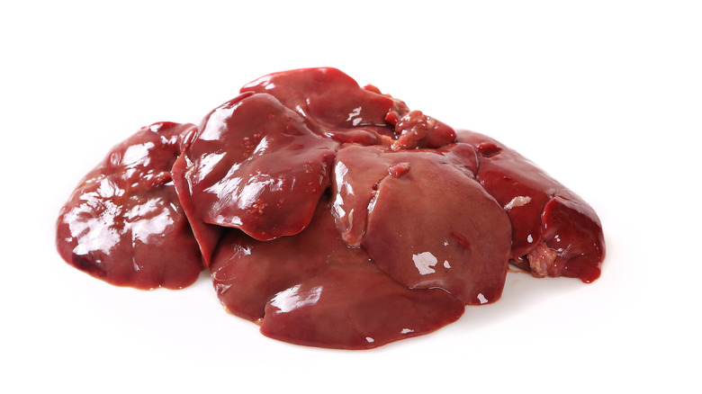Raw livers