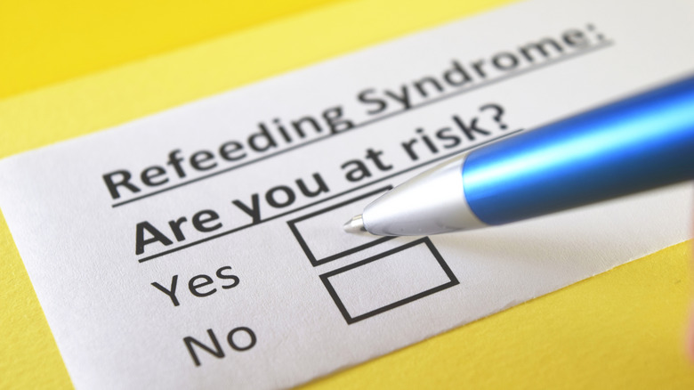 refeeding syndrome form