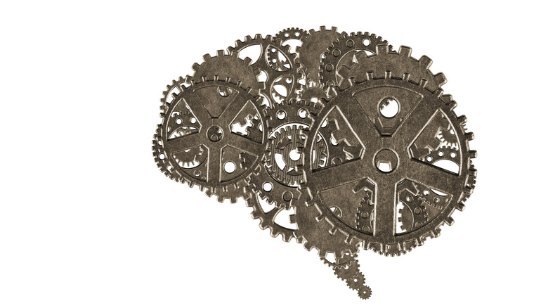 gears forming brain shape