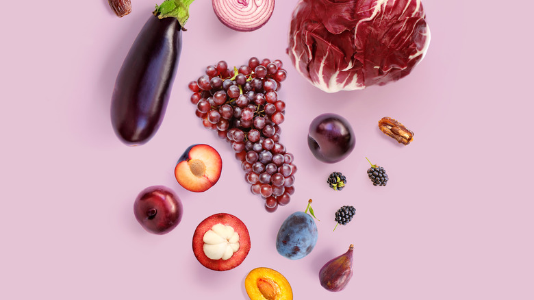raw fruits and vegetables