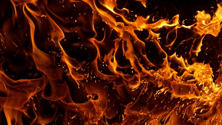 flames and embers