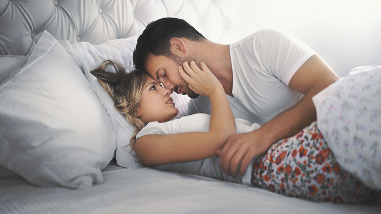 Couple in bed