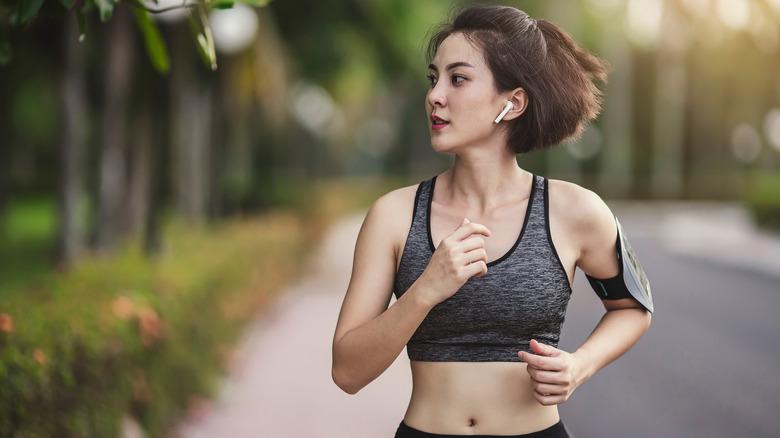 Woman jogging 