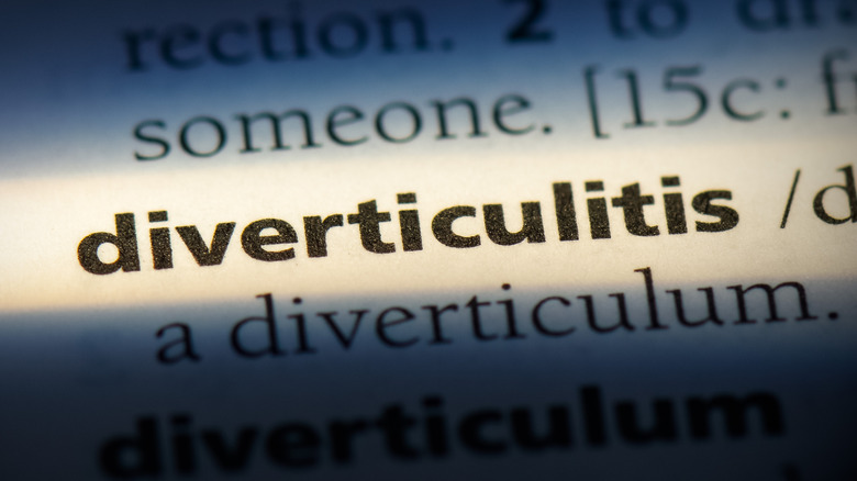 diverticulitis in dictionary