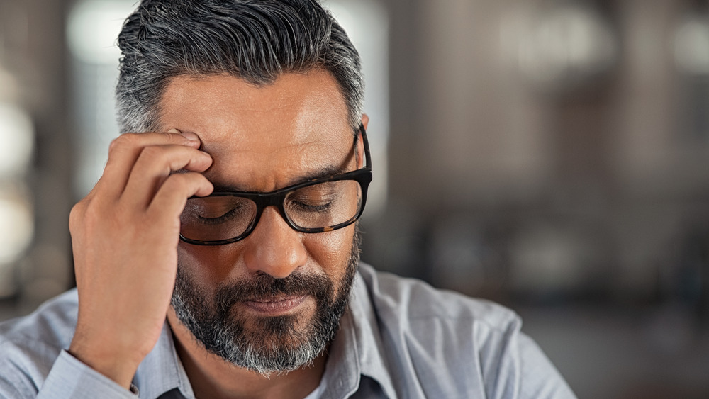 Man with headache 