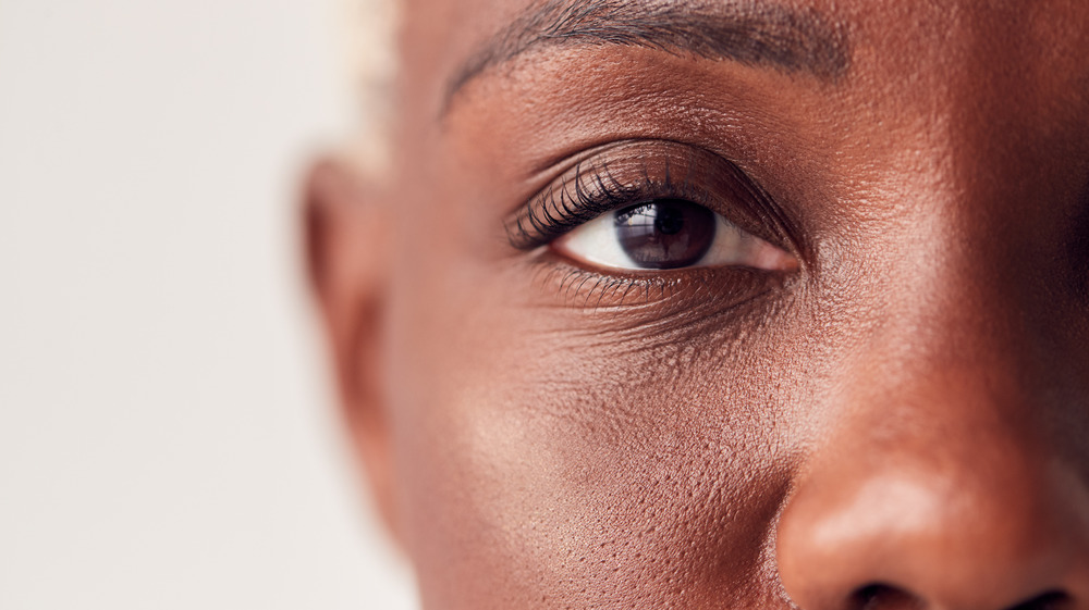 Close up of woman's eye