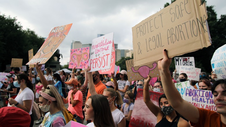 abortion rights protest