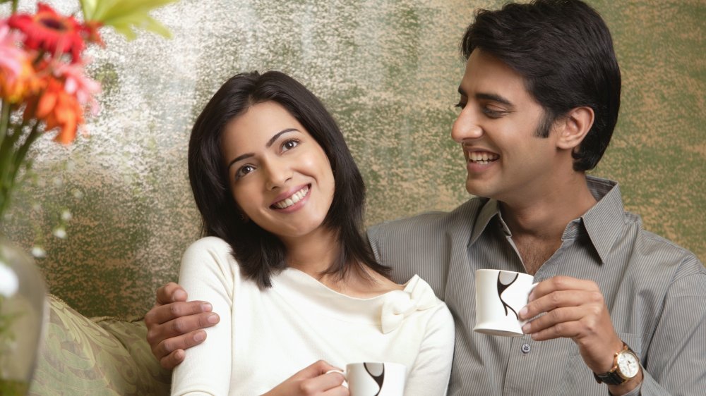 Happy couple in love