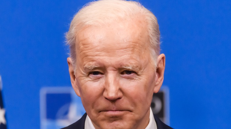Close up of Joe Biden
