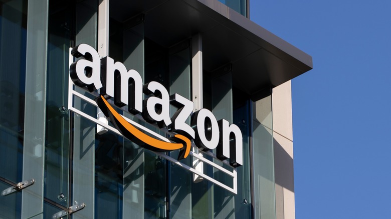 The Amazon sign
