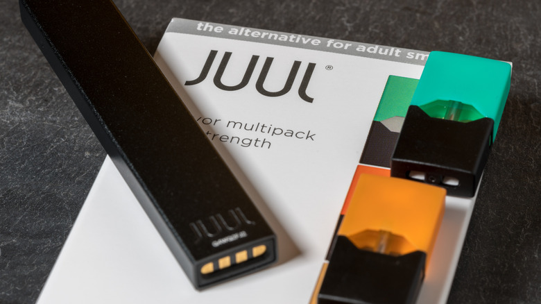 Package of Juul vaping products