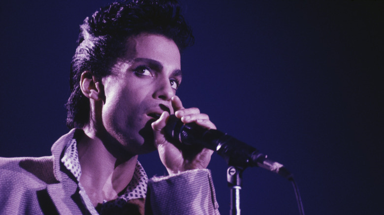 Prince performing in London