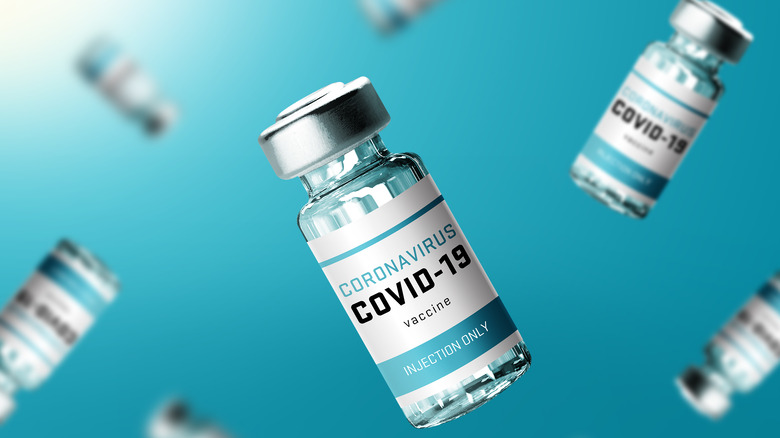 Vials of the COVID-19 vaccine