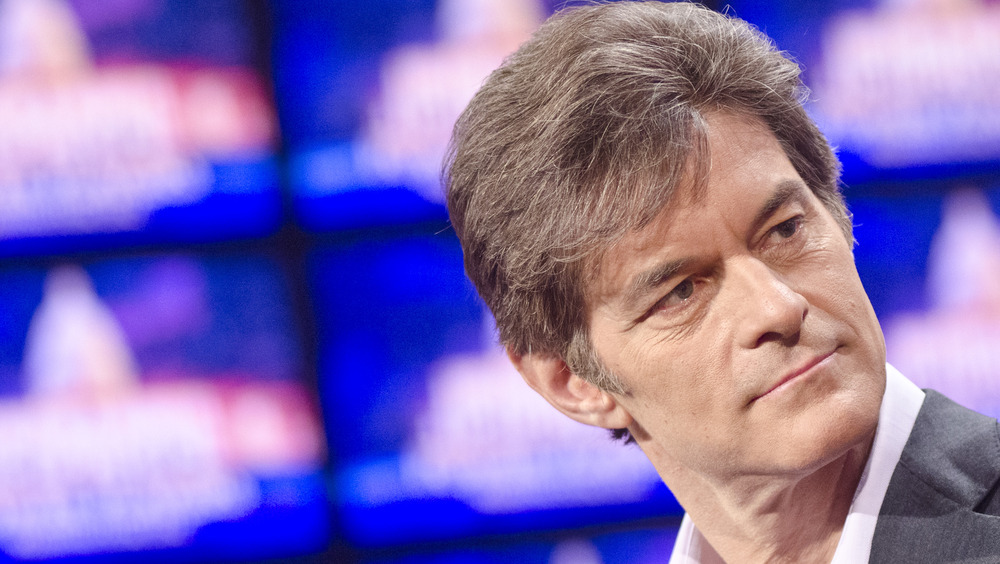 Dr. Oz against jeopardy background