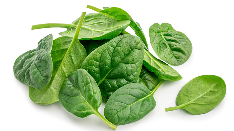 raw spinach