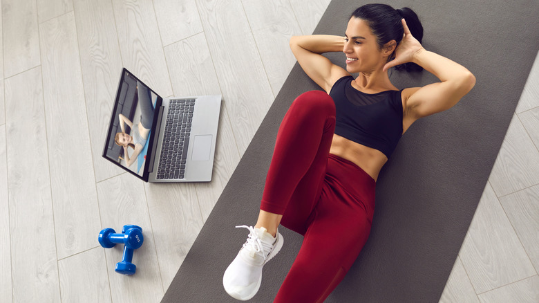 Woman working out 