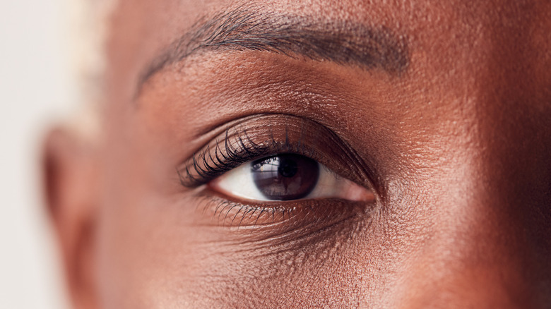 Close-up of woman's eye