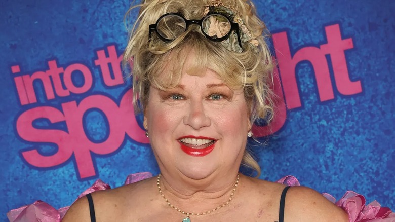 Victoria Jackson smiling at a celebrity event