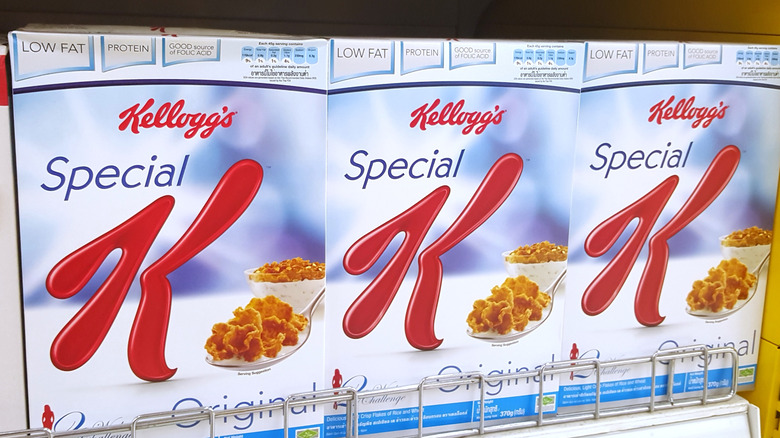 3 boxes of the Special K cereal 