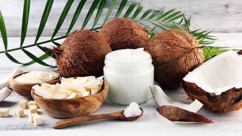 Raw coconut