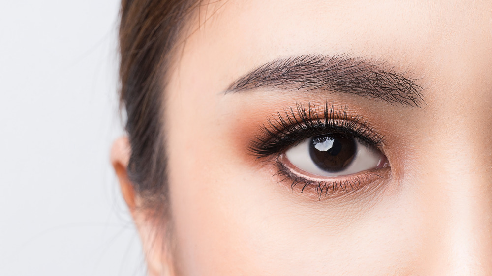 Close up of woman's eye