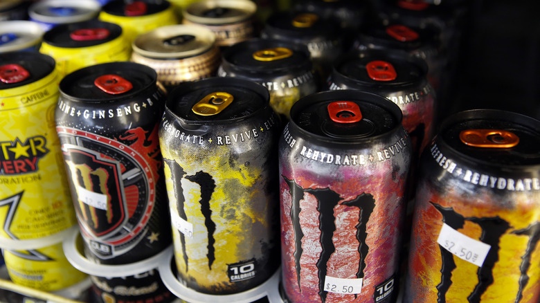 cans of monster