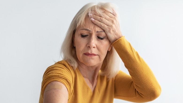 flu shot booster shot headache