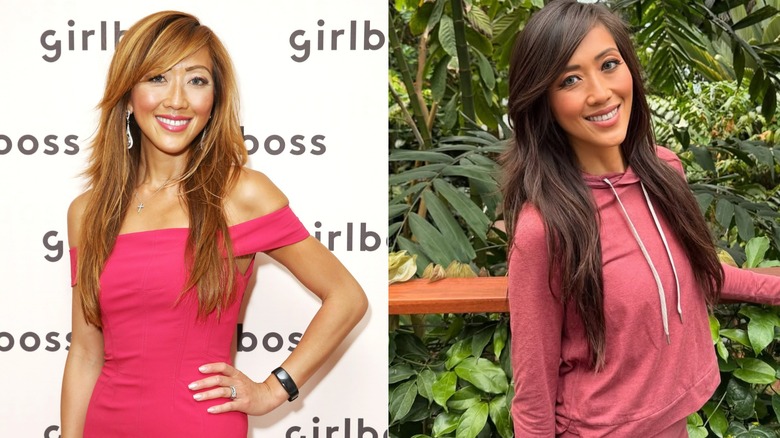 Side-by-side photos of  Judy Ho posing