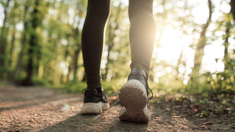 feet walking