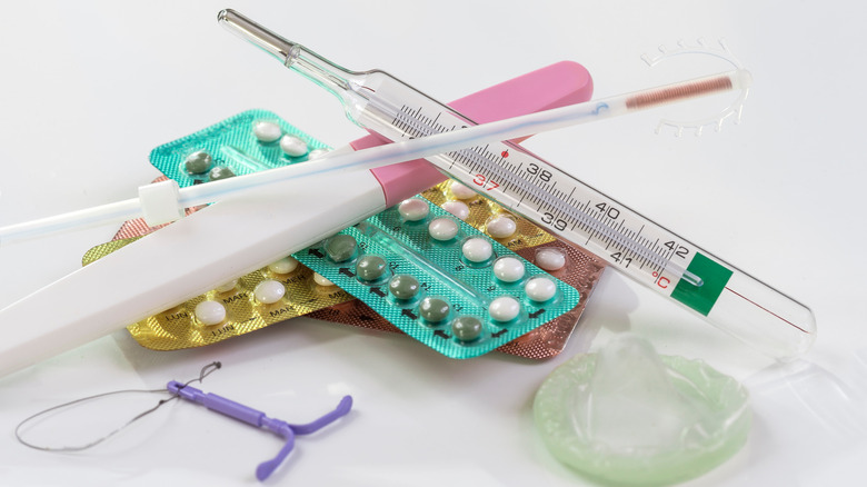 pile of birth control methods