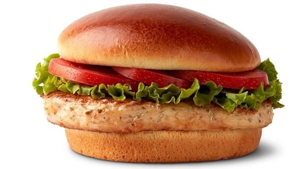 The McDonald's Artisan Grilled Chicken Sandwich