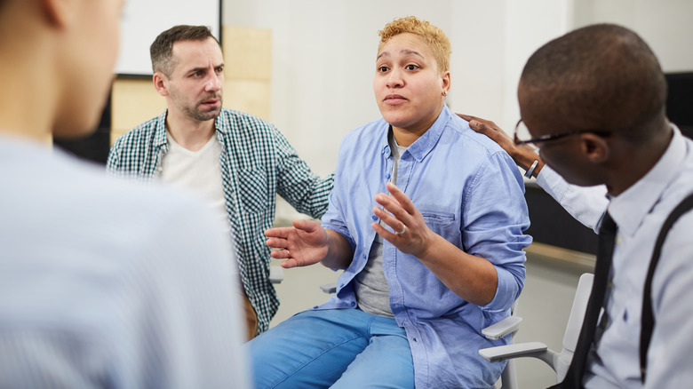 Mental health support group