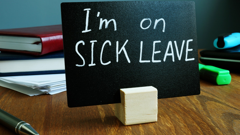 Sign sick leave