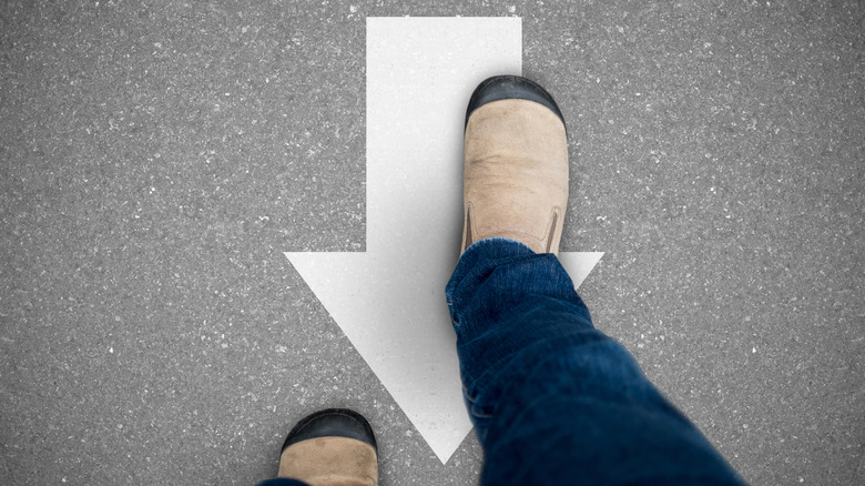 Walking backward