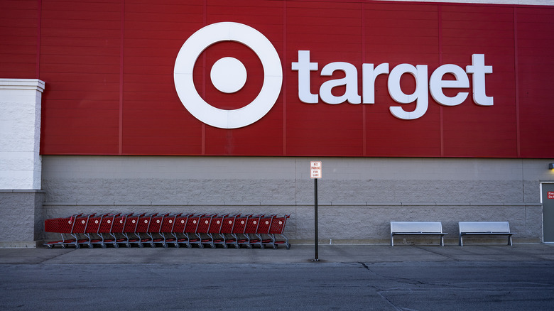 an empty target storefront