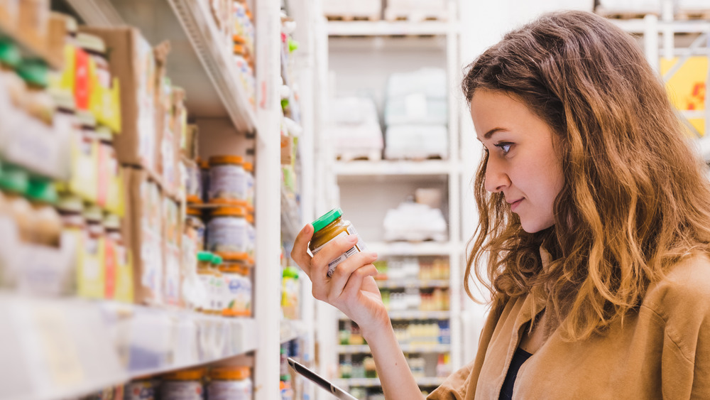 woman in grocery store