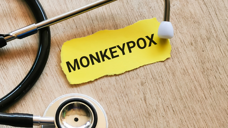 Monkeypox virus concept