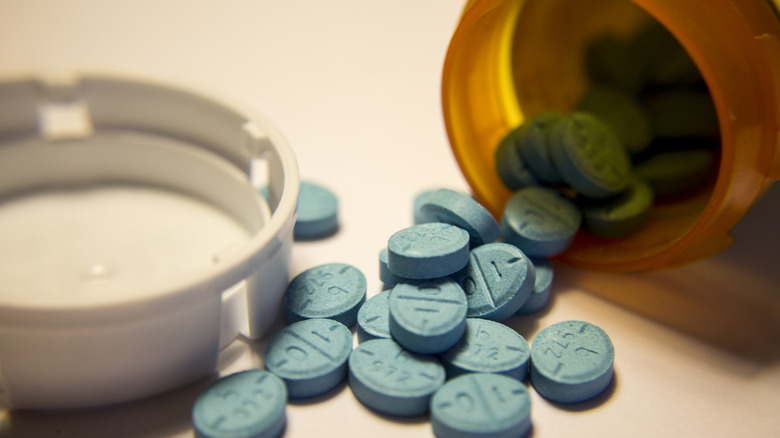 Blue Adderall pills 