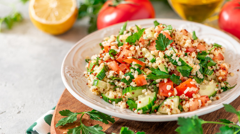 tabbouleh salad on the Mediterranean diet