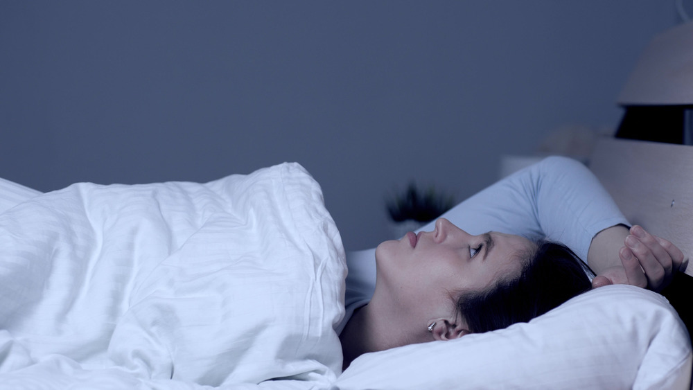 woman with insomnia