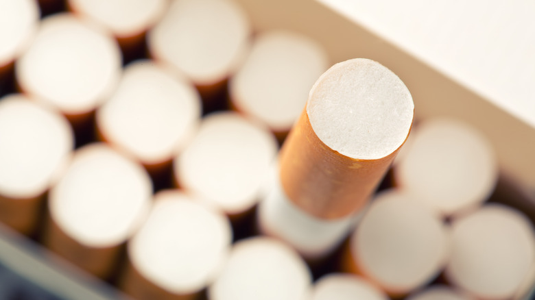 A pack of cigarettes
