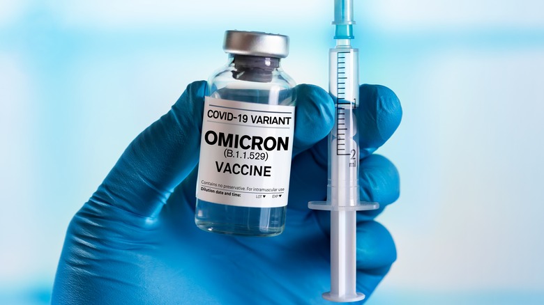 Omicron vaccine vial