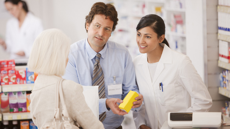 clinician and patient