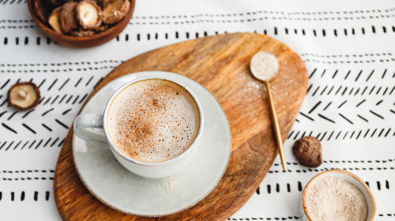 mushroom latte